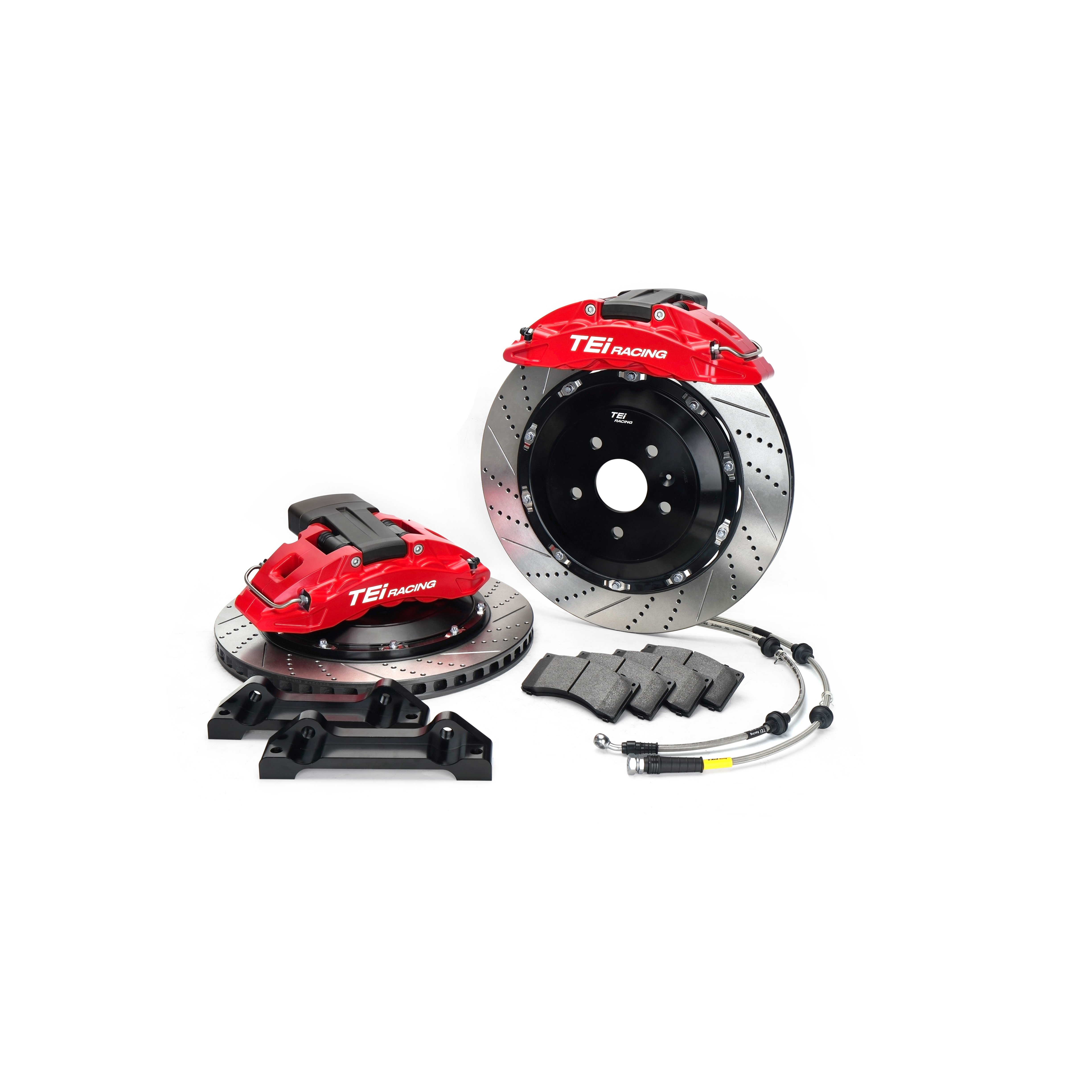4 PISTON SR4--EXPLORE CALIPER MODEL BIG BRAKE KIT SPECIAL CALIPER WITH MOTOR AUTO BRAKE SYSTEM to Keep the CAR EPB Function